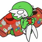 Gardevoir eating M&M’s