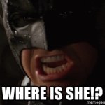 Batman searches frustrated