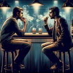 Two guys in a bar