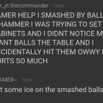 Smashed balls