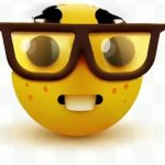 3D Nerd Emoji (Improved) GIF Template