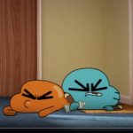 Gumball and Darwin dies template