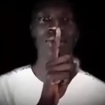Shhh black guy meme