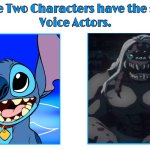 chris sanders | image tagged in same voice actor,disney,demon slayer,lilo and stitch,spiders,fun fact | made w/ Imgflip meme maker