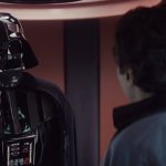 Darth Vader and Lando Calrissian template