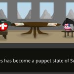 Switzerland puppets America