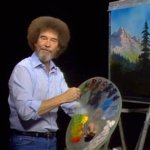 Bob Ross Painting template