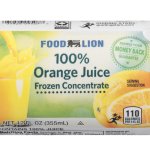 Orange juice template