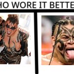 here comes jojo with the steel chair | image tagged in who wore it better,wwe,jojo siwa | made w/ Imgflip meme maker