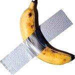 Banana duct tape shit art