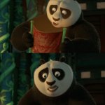 Kung Fu Panda Blank template