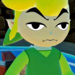 Grumpy Toon Link