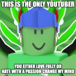 Parlo pfp | THIS IS THE ONLY YOUTUBER; YOU EITHER LOVE FULLY OR HATE WITH A PASSION CHANGE MY MIND | image tagged in parlo pfp | made w/ Imgflip meme maker