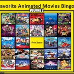 favorite animated movies bingo volume 2 | VOLUME 2 | image tagged in favorite animated movies bingo,animation,cinema,anime,movies,films | made w/ Imgflip meme maker