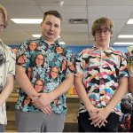 White Kids in Hawaiian Shirts