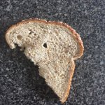 half eaten bread :3 meme