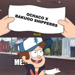 I mean, its the truth. | OCHACO X BAKUGO SHIPPERRS; ME: | image tagged in this is worthless | made w/ Imgflip meme maker