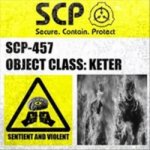 SCP-457 EUCLID/POTENTIAL KETER Label