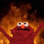 Elmo on Fire GIF Template