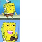 spending spongebob meme