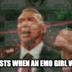 :) | THERAPISTS WHEN AN EMO GIRL WALKS IN | image tagged in gifs,funny | made w/ Imgflip video-to-gif maker