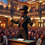 Abraham Lincoln promoting gambling