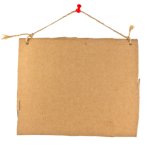 Ietrero colgante de carton