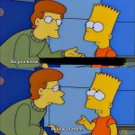 Bart Simpson do you know meme