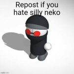 repost if the weird twink should kneel over dead :3 meme