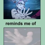 daki hand reminds me of that scary demon scene | image tagged in this scene reminds me of blank scene,demon slayer,scary,demons,hands | made w/ Imgflip meme maker