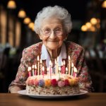 Old Woman Birthday