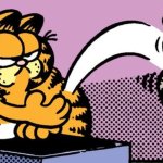 Garfield Throwing Nermal