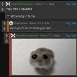 drowning in cum