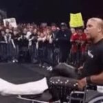 Wrestler in wheelchair GIF Template