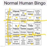 Triple bingo lesgooooo | image tagged in normal human bingo | made w/ Imgflip meme maker
