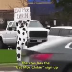 Eat Mor Chikin | image tagged in gifs,eat mor chikin | made w/ Imgflip video-to-gif maker