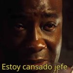 Estoy cansado jefe