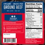 Grass Fed Beef Label