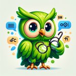 duolingo owl template