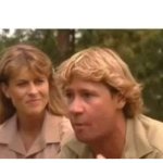 Steve Irwin and daughter meme