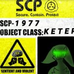 SCP-1977 Sign