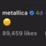 Metallica Sad Face
