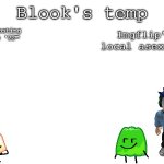 Blook's temp