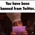 You’ve been banned from twitter meme