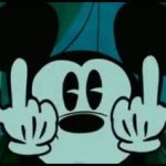 Mickey mouse removing his ears GIF Template