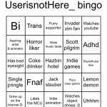 Userisnothere bingo