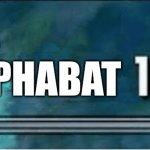 AlphaBat 100 Kpop 2 | ALPHABAT | image tagged in skyrim 100 blank | made w/ Imgflip meme maker