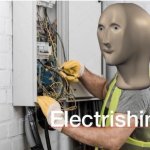 Electrishin Meme man