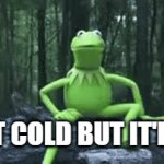kermit cold shower | A BIT COLD BUT IT'LL DO | image tagged in gifs,funny | made w/ Imgflip video-to-gif maker