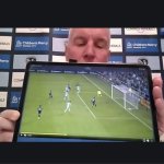 Peter Vermes challenges VAR with ipad